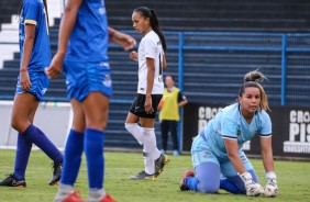 Adriana durante partida contra o So Jos, pelo Campeonato Paulista Feminino