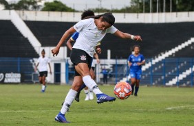 Victória durante jogo contra o São José, pelo Campeonato Paulista Feminino