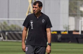 Carille comanda treino desta terça-feira, o último antes do jogo contra a Chapecoense