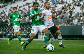 Clayson durante jogo contra a Chapecoense, pelo Brasileiro, na Arena Corinthians