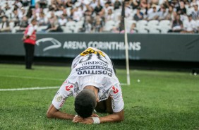 Pedrinho durante jogo contra a Chapecoense, pelo Brasileiro, na Arena Corinthians