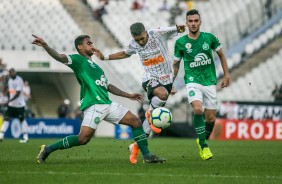 Pedrinho em partida contra a Chapecoense, pelo Brasileiro, na Arena Corinthians