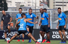 Timo treina para enfrentar a Chapecoense, pelo Campeonato Brasileiro