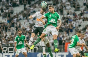 Vital durante jogo contra a Chapecoense, pelo Brasileiro, na Arena Corinthians