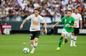 Atacante Boselli durante jogo contra a Chapecoense, na Arena Corinthians, pelo Brasileirão