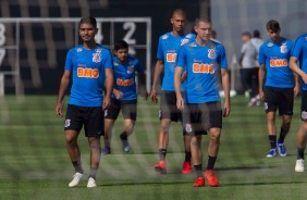Jogadores do Corinthians treinam para enfrentar o Vasco, pelo Campeonato Brasileiro 2019
