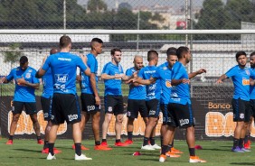 Jogadores do Timo treina para enfrentar o Vasco, pelo Campeonato Brasileiro 2019