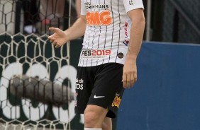 Mauro Boselli durante jogo contra a Chapecoense, na Arena Corinthians, pelo Brasileirão