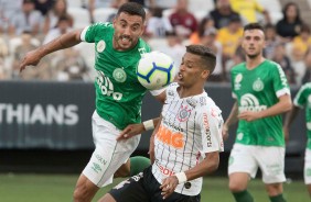 Pedrinho durante jogo contra a Chapecoense, na Arena Corinthians, pelo Brasileirão