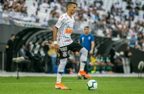 Pedrinho na partida contra a Chapecoense pelo Campeonato Brasileiro, na Arena Corinthians