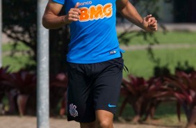 Romero no treino do Corinthians para duelo contra o Vasco;; paraguaio no  relacionado