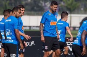 Timo treina para enfrentar o Vasco, pelo Campeonato Brasileiro 2019