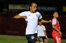 Adriana marcou gol contra o Audax, pelo Brasileiro Feminino
