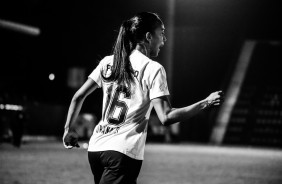 Bela imagem do gol de Adriana, contra o Audax, pelo Brasileiro Feminino