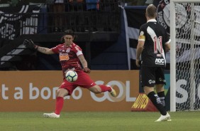 Cássio na partida contra o Vasco, pelo Campeonato Brasileiro, na Arena Amazônia