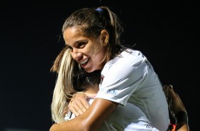 Millene marcou trs gols contra o Audax, pelo Brasileiro Feminino