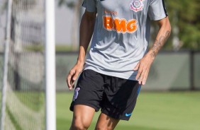 Joo Victor no jogo-treino entre Corinthians profissional e Sub-23 no CT Joaquim Grava