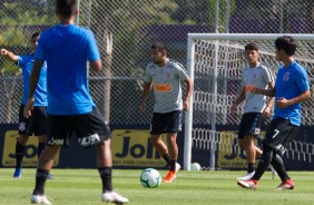 Sornoza no jogo-treino entre Corinthians profissional e Sub-23 no CT Joaquim Grava