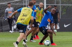 Corinthians treina j de olho no duelo contra o Grmio