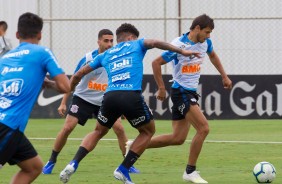 Romero no treinamento desta terça-feira no CT Joaquim Grava