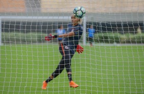 Taty Amaro no treinamento do Corinthians Futebol Feminino desta tera-feira