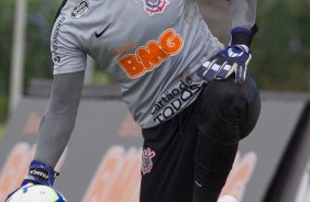 Caíque França durante penúltimo treino do Corinthians antes de enfrentar o Grêmio