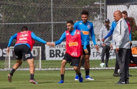 Corinthians fez seu penltimo treino antes do jogo contra o Grmio