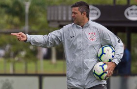 Cuca no treinamento de hoje no CT Joaquim Grava