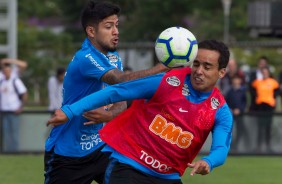 Jadson durante penltimo treino do Corinthians antes de enfrentar o Grmio