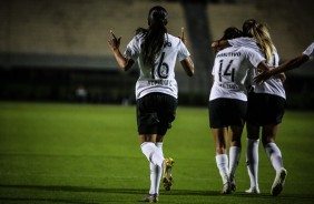 Adriana marcou um, dos três gol, do Corinthians sobre o Iranduba, pelo Brasileiro Feminino