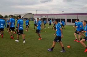 Timão finaliza treinos para jogo contra o Grêmio, amanhã, pelo Campeonato Brasileiro
