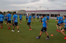 Timo finaliza treinos para jogo contra o Grmio, amanh, pelo Campeonato Brasileiro