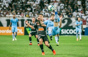 Corinthians enfrentou o Grêmio, neste sábado, na Arena Corinthians