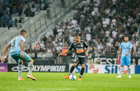 Sornoza no duelo contra o Grêmio, na Arena Corinthians, pelo Campeonato Brasileiro