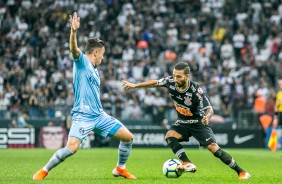 Clayson no duelo contra o Grêmio, pelo Brasileirão, na Arena Corinthians