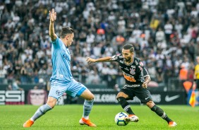 Clayson no duelo contra o Grmio, pelo Brasileiro, na Arena Corinthians