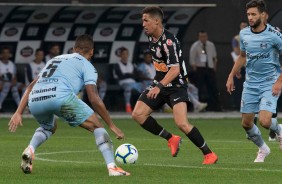 Menino Vital em partida contra o Grêmio, pelo Brasileirão, na Arena Corinthians