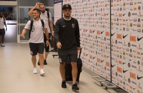 Rgis chega  Arena Corinthians para enfrentar o Grmio, pelo Campeonato Brasileiro