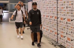 Régis chega à Arena Corinthians para enfrentar o Grêmio, pelo Campeonato Brasileiro