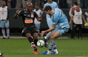 Vagner Love no jogo contra o Grmio, na Arena Corinthians