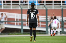 Adriana no jogo contra o Santos, pelo Campeonato Paulista Feminino