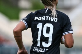 Crivelari foi um dos destaques do jogo contra o Santos, pelo Paulisto Feminino