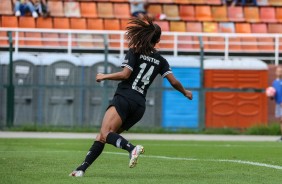 Millene no duelo contra o Santos, pelo Campeonato Paulista Feminino