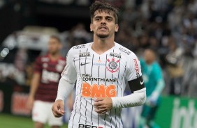 Fagner durante jogo contra o Flamengo, pelas oitavas de final da Copa do Brasil