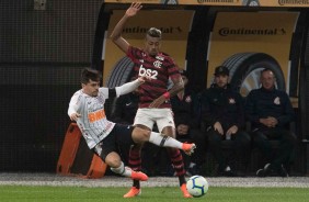 Fagner durante jogo contra o Flamengo, pelas oitavas de final da Copa do Brasil