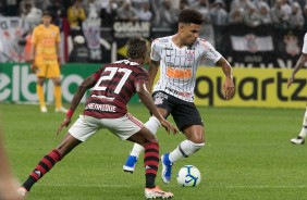 Júnior Urso durante jogo contra o Flamengo, pelas oitavas de final da Copa do Brasil