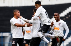 Rafinha marcou o gol do Corinthians contra o So Bernardo pelo Paulista Sub-20