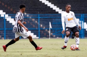 Xavier atuando contra o So Bernardo, pelo Campeonato Paulista Sub-20