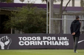 Carille comandou o primeiro treino após derrota para o Flamengo