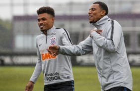 Júnior Urso e Gustagol em atividade antes de viagem a Curitiba